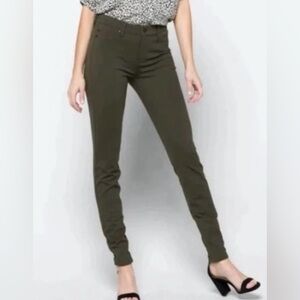Liverpool Peat Green Skinny Jean/ Pant Sz 4/27 EUC